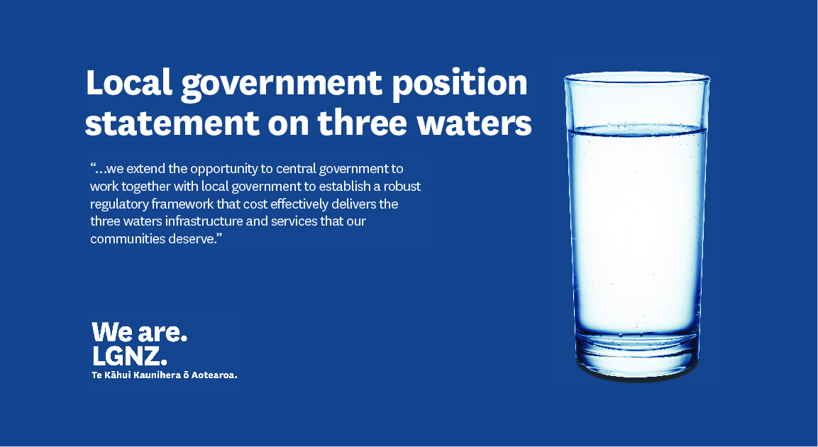Local government position statement on three waters cover image